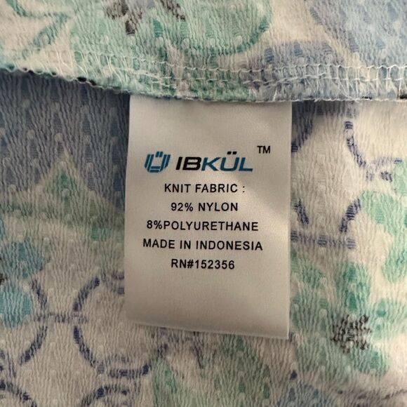 New! Ibkul Short Sleeve Active Golf Top Sz L - Picture 4 of 4